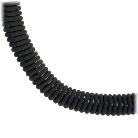 Страховочный тренчик CORD из паракорда с креплением на ремень и карабином (black)  TR.KB.B