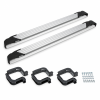 Фото изделия: Порог-площадка Silver F173AL + комплект крепежа Rival Mitsubishi Pajero Sport 2008-2016 F173AL.4003.1