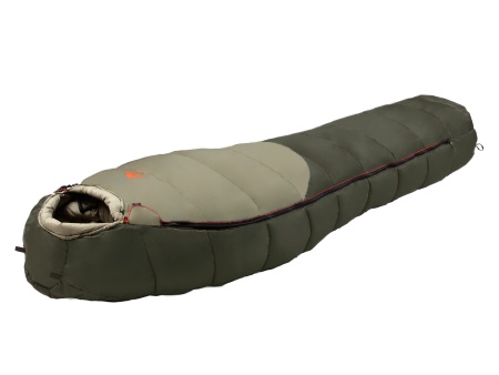 Мешок спальный ALEXIKA Aleut Compact,(ТК: -3°C-8°C), для низких температур, малой длины, oliv,правый  9233.01071