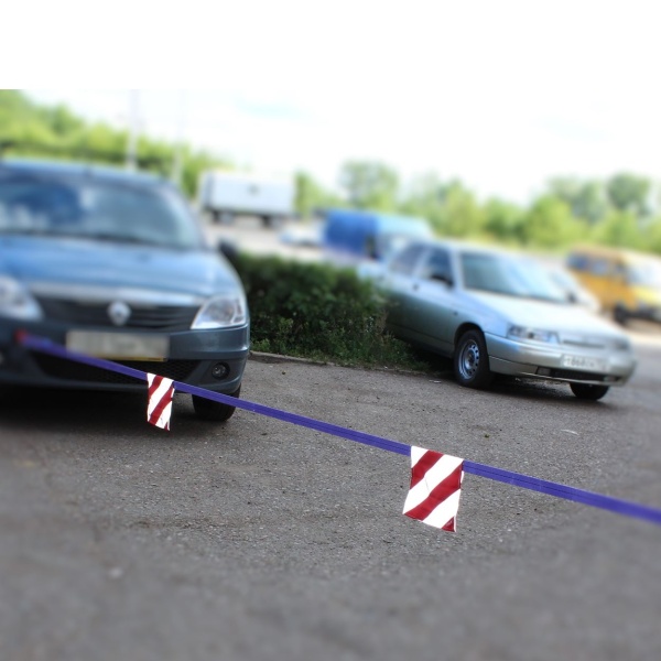 Комплект из 2 флажков со световозвращающей лентой для буксировочных ремня/троса Tplus T001830