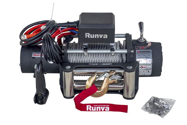 Лебёдка электрическая 24V Runva 10000 lbs 4500 кг EWX10000S24V