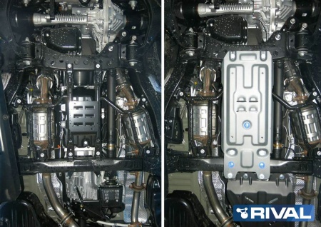 Защита КПП RIVAL Toyota Land Cruiser 200 333.9507.1