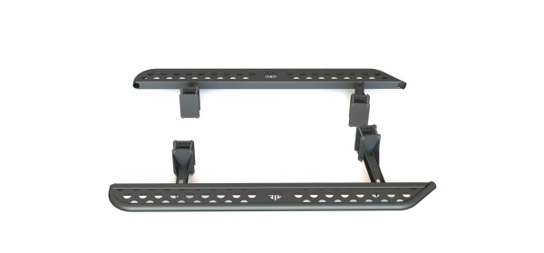 Пороги силовые Mitsubishi L200 2015+ цельная ступень STC-ML200/15-S-C1