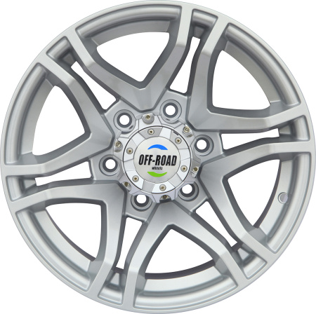 Диск Тойота Ниссан литой серебристый 6x139,7 8xR16 d110 ET+13 A1680-63910SL+13