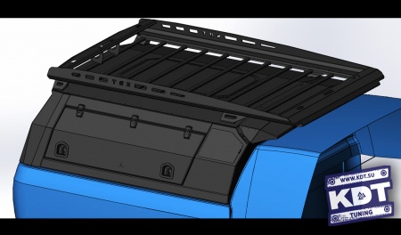 Кунг экспедиционный увеличенный трехдверный "Лабаз" KDT Toyota Tundra Double Cab 2007-2013  222811W