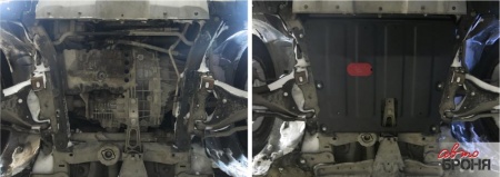 Защита картера + КПП АвтоБроня Nissan Terrano/ Renault Duster  111.04722.1