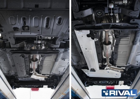 Защита топливного бака RIVAL Nissan Terrano/ Renault Duster  333.4720.1