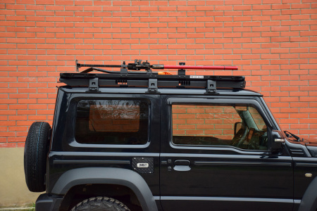 Багажник экспедиционный (платформа) алюминиевый РИФ 1250х1690 мм для Suzuki Jimny 2018+ (с крепежом) RIFJMN-roof4