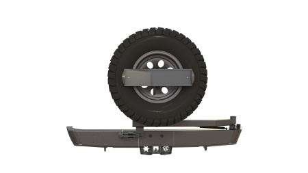 Бампер задний Toyota Land Cruiser Prado 120 калитка центр STC-TLCP120-BR-C1