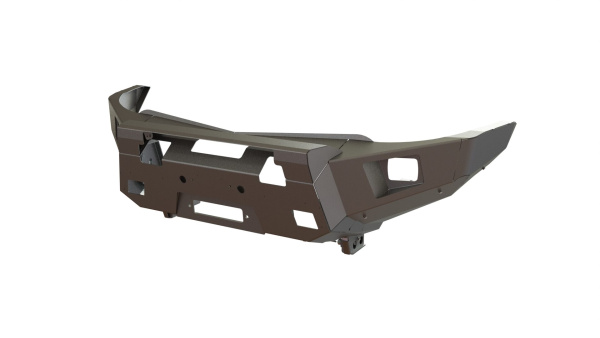 Бампер передний Mitsubishi Pajero Sport 2008-2015/L200 2013-2015 REVO БОДИК 40 под балку и ПТФ STC-MPS2-BFR-B40-C1-L1L4