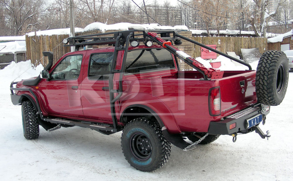 Пороги силовые KDT 1703 Nissan NP-300