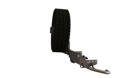 Бампер задний Mitsubishi Pajero Sport 2008-2015 ОБЛЕГЧЕННЫЙ калитка центр STC-MPS2-BRR-C1