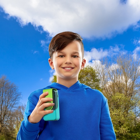 Бутылка JUICY DRINK, 290 мл, бирюза/зеленый  JB300.04-GREEN