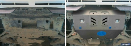 Защита картер; часть 1 RIVAL Toyota Land Cruiser 150 Prado  2333.5783.1.6