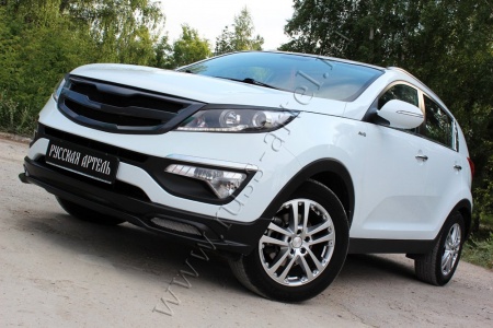 Тюнинг обвес переднего бампера Вариант 1 Русская артель KIA Sportage TOKS-017100