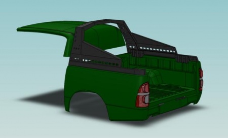 Дуга безопасности многофункциональная KDT Toyota HILUX  15061