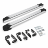 Фото изделия: Порог-площадка Silver F173AL + комплект крепежа Rival Mitsubishi Pajero IV F173AL.4002.1