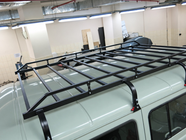 Фото изделия: Багажник разборный длинный Rival UAZ Буханка 2206/29891/3909/3741/3962 1965- D.6301.1 — изображение 1