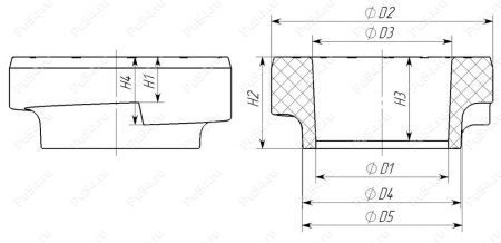 Подушка пружины передней подвески УАЗ Хантер/Патриот 14-12-738-G
