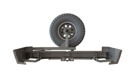 Бампер задний Toyota Land Cruiser 100 калитка центр STC-TLC100-BR-C1