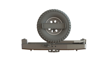 Бампер задний Toyota Land Cruiser 100 калитка центр STC-TLC100-BR-C1