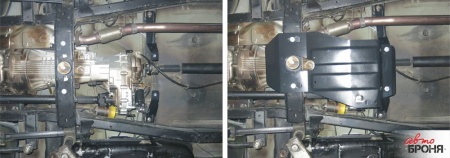 Защита КПП + РК АвтоБроня UAZ Patriot  222.06311.1