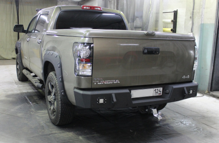 Бампер задний Toyota Tundra 2006-2013 под ПТФ STC-TT06-BR-L2
