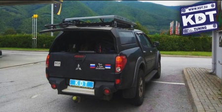 Кунг экспедиционный "Люкс" трехдверный KDT Mitsubishi L200 2005-2014  13281
