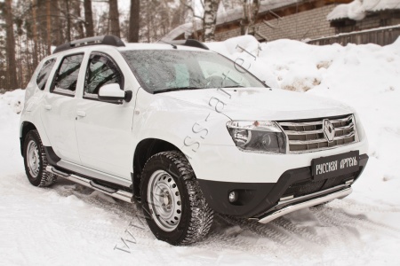 Накладки на ковролин порогов Русская артель Renault Duster 2010-2014   NR-156602