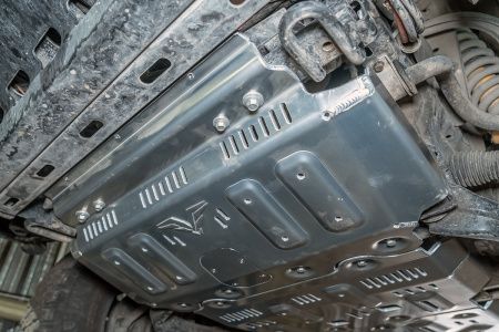 Защита Falcon радиатора, картера, РК, КПП для TANK 300 Off-road version, базовая, алюминиевая, 8 мм 8119223084A