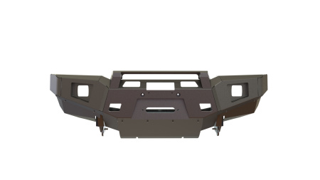 Бампер передний Toyota Land Cruiser Prado 120 REVO под балку и ПТФ STC-TLCP120-BFR-C1-L1L4