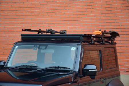 Багажник экспедиционный (платформа) алюминиевый РИФ 1250х1690 мм для Suzuki Jimny 2018+ (с крепежом) RIFJMN-roof4