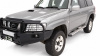 Установка на автомобиле: Пороги силовые OJ Nissan Patrol Y61 2004- 5d 05.310.01