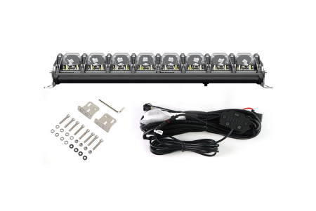 Светодиодная фара комбинированного света AURORA 508 мм 248W LED с RGB подсветкой ALO-N-20