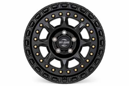 Детали колёсного диска: Диск JEEP литой черный глянцевый 5x127 8,5xR18 d71,6 ET-0 (продаются по 4 шт.) FFL85643-1885-52707GRB-00