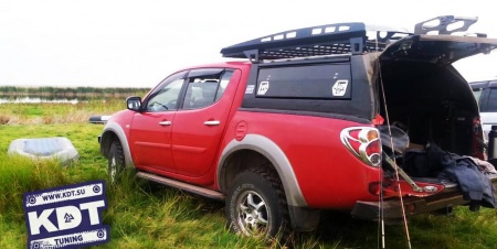 Кунг экспедиционный "Люкс" трехдверный KDT Mitsubishi L200 2005-2014  13281