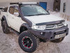 Пороги силовые Mitsubishi L200 2006-2015 БОДИК 40 цельная ступень STC-ML200/06-S-B40-C1