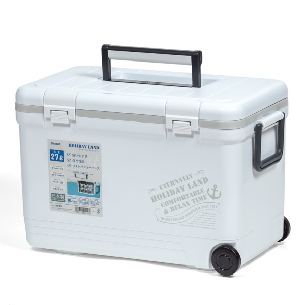Термобокс SHINWA Holiday Land Cooler 27H белый  HLC-27H-W