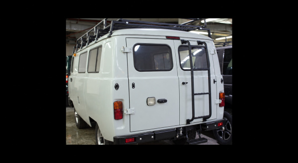 Фото изделия: Лестница на заднюю дверь D32 Rival UAZ Буханка 2206/29891/3909/3741/3962 1965- D.6313.1 — изображение 1