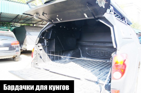 Кунг экспедиционный "Люкс" трехдверный KDT Mitsubishi L200 2005-2014  13281