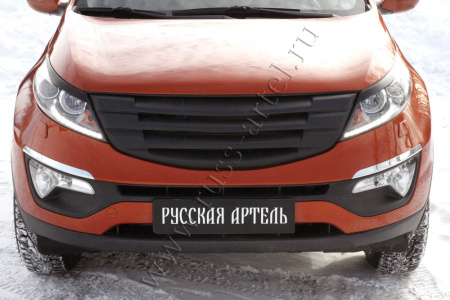 Накладки на передние фары (реснички) Русская артель KIA Sportage  REKS-010200