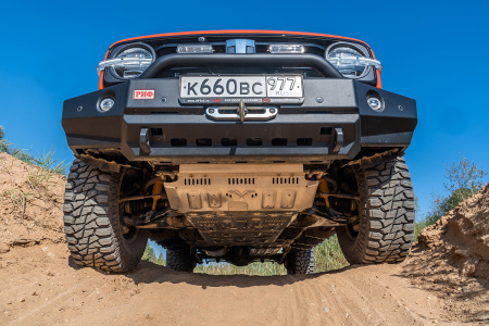 Защита Falcon радиатора, картера, РК, КПП для TANK 300 Off-road version, базовая, алюминиевая, 8 мм 8119223084A