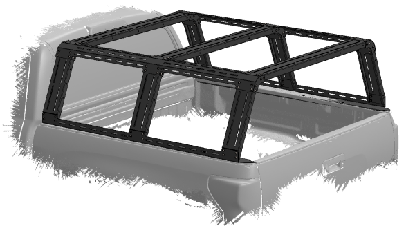 Грузовой каркас Toyota Tundra Crew Max 2006-2021 STC-TTCM/06-CFS