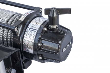 Лебёдка электрическая 12V Runva 9500lbs, 4350кг, влагозащищенная   EWB9500S