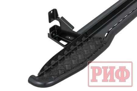 Пороги РИФ силовые Toyota Land Cruiser Prado 150 (чёрные) RIF150-40000-BL