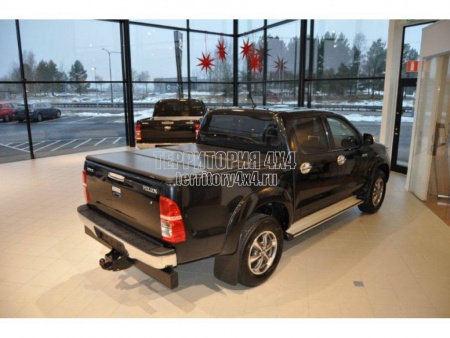 Крышка алюминиевая трехсекционная Ruggedliner на Toyota Hilux (2006-2014) -726682