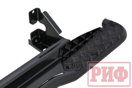 Пороги РИФ силовые Toyota Land Cruiser Prado 150 (чёрные) RIF150-40000-BL