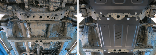 Фото изделия: Защита КПП Rival Toyota Hilux 2015-/Toyota Fortuner 2017- 111.9503.1