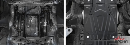 Защита КПП АвтоБроня Fiat Fullback/ Mitsubishi L200/ Mitsubishi Pajero Sport  111.04047.2