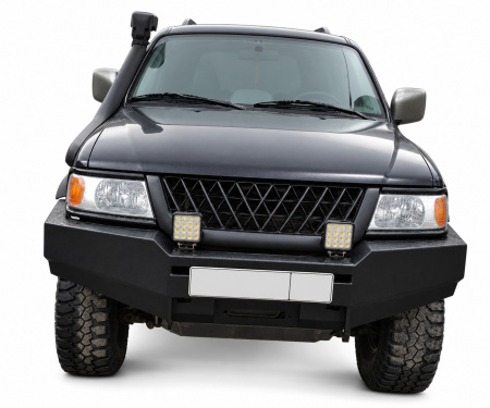 Детали и установка: Бампер передний силовой OJeep Mitsubishi Pajero Sport I 02.046.01